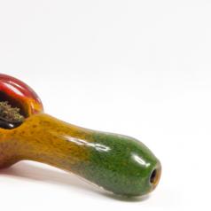 A filled marijuana pipe