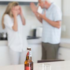 Couple argues after drinking alcohol