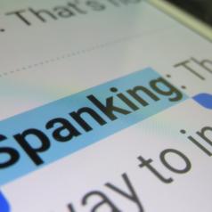 spanking definition
