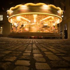 spinning merry go round