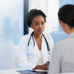 Consultation between doctor and patient